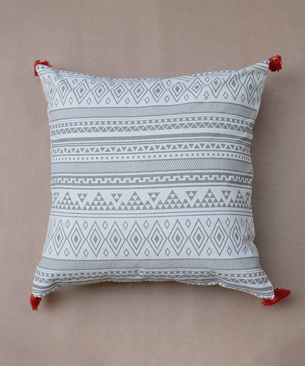 Ashkal Cotton Cushion Cover (16"x16")