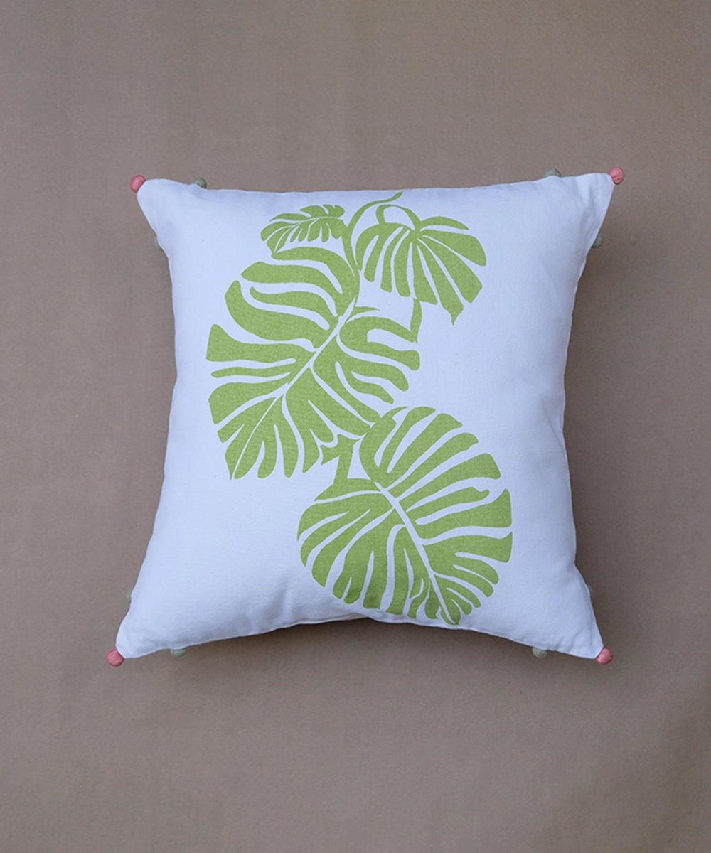 Set of 2 Assorted Printed Cotton Cushion Cover (16"x16")