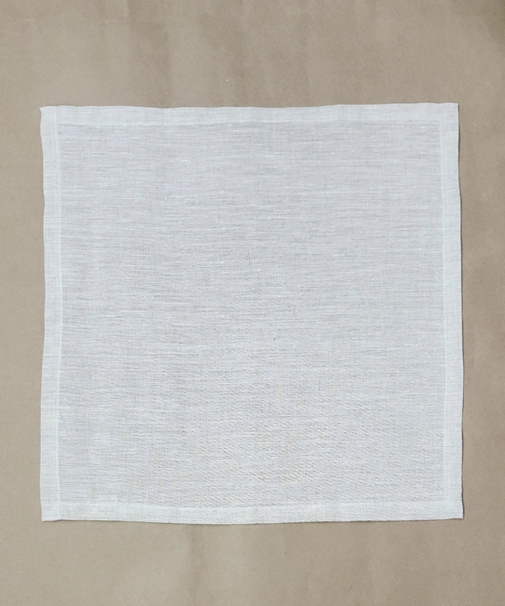 Set of 6 pcs Natural Pure Linen Table Napkin (16"x16")