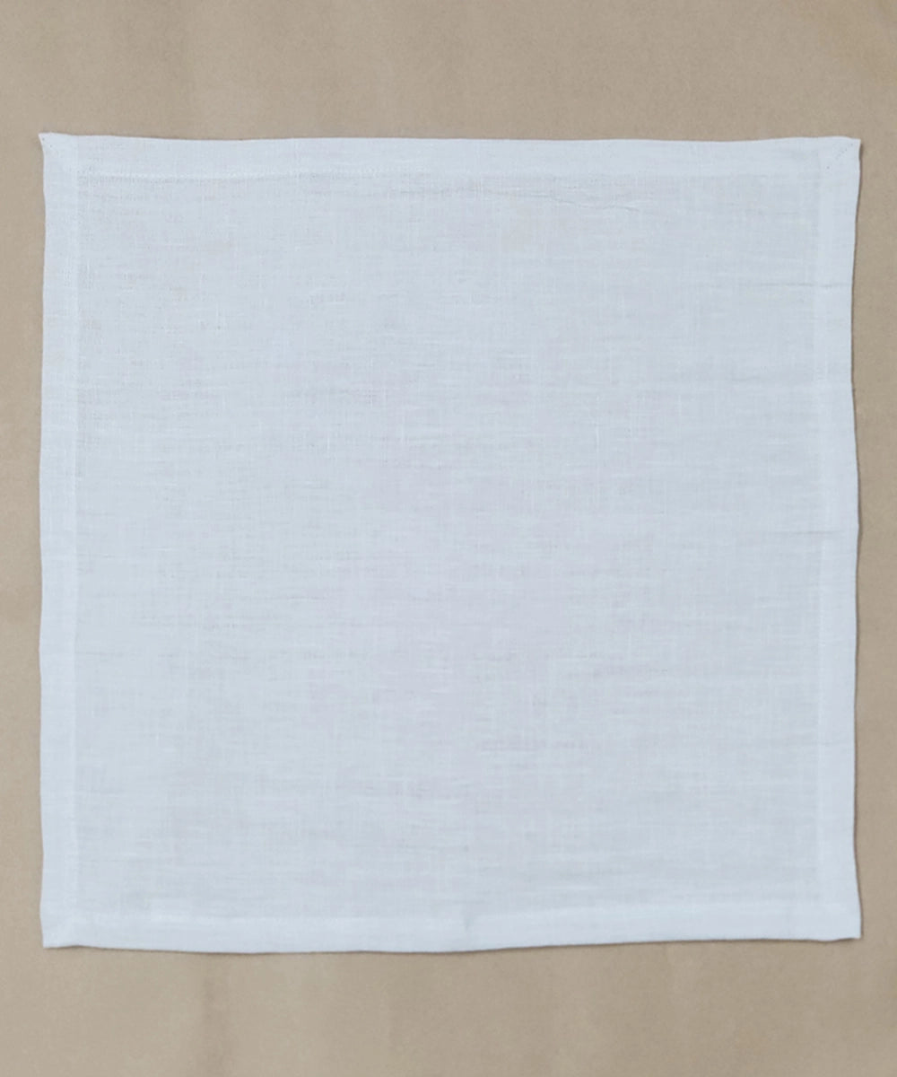 Set of 6 pcs Light Grey Pure Linen Table Napkin (16"x16")